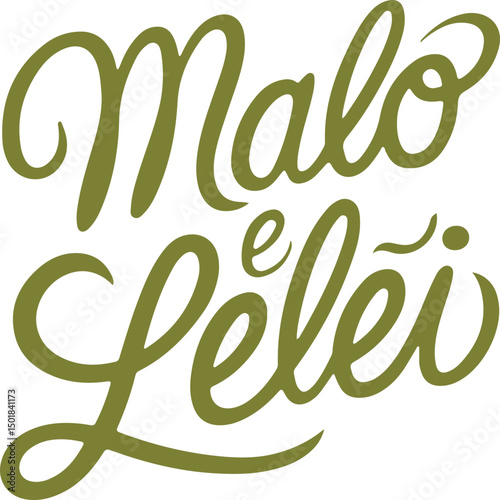 Malo e Lelei Handwritten Script.