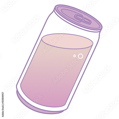 Vaporwave soda can