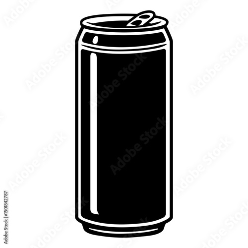 Can of beer cut-out