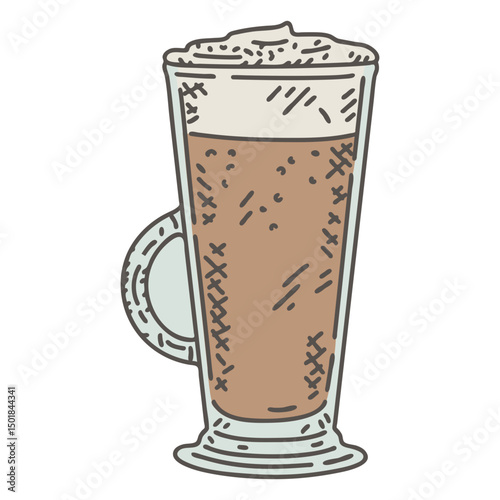 Hot drink glass