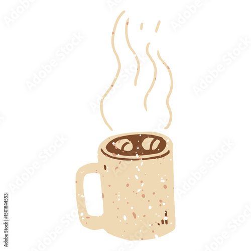 Pastel hot chocolate mug 