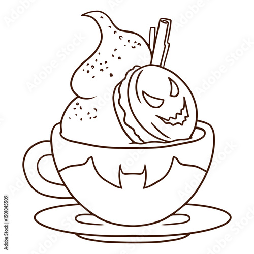 The flavor of a pumpkin spice