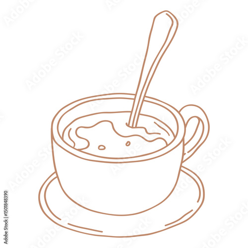 Whipped coffee stroke