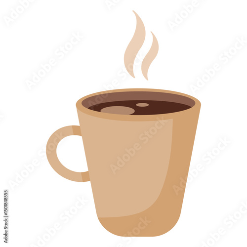 Hot coffee icon