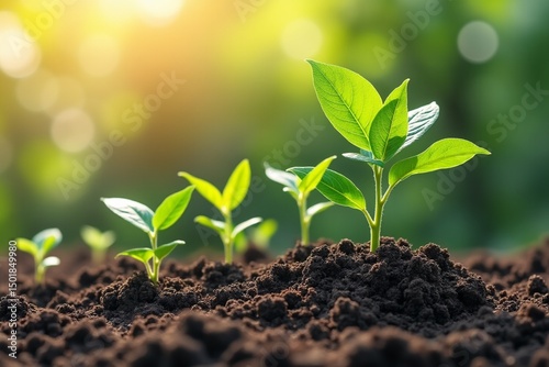 concept of business growth profit development