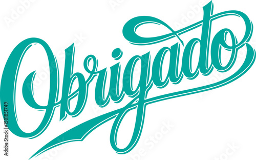 Obrigado - Thank You in Portuguese.