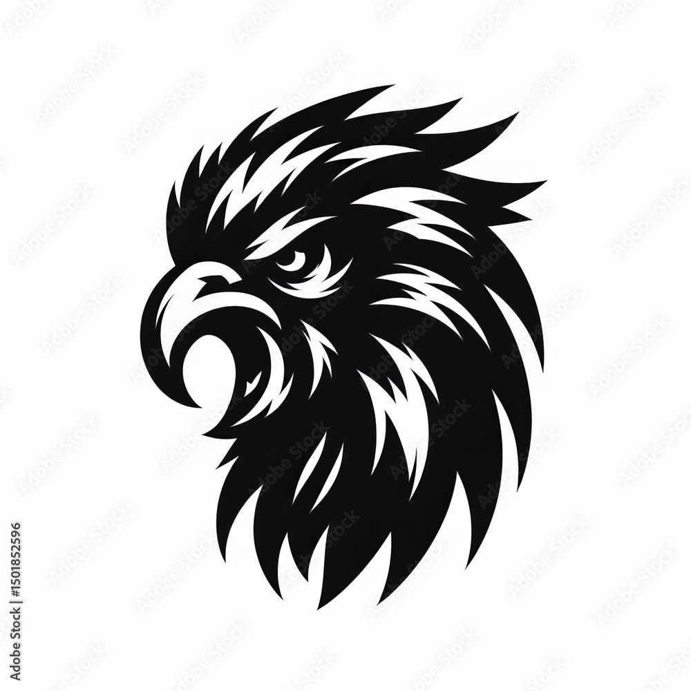 Fototapeta premium parrot silhouette