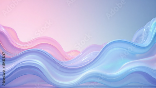Pastel Waves: Soft Abstract Flow