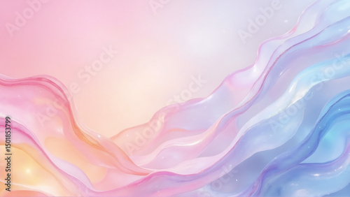 Pastel Waves: Soft Abstract Flow