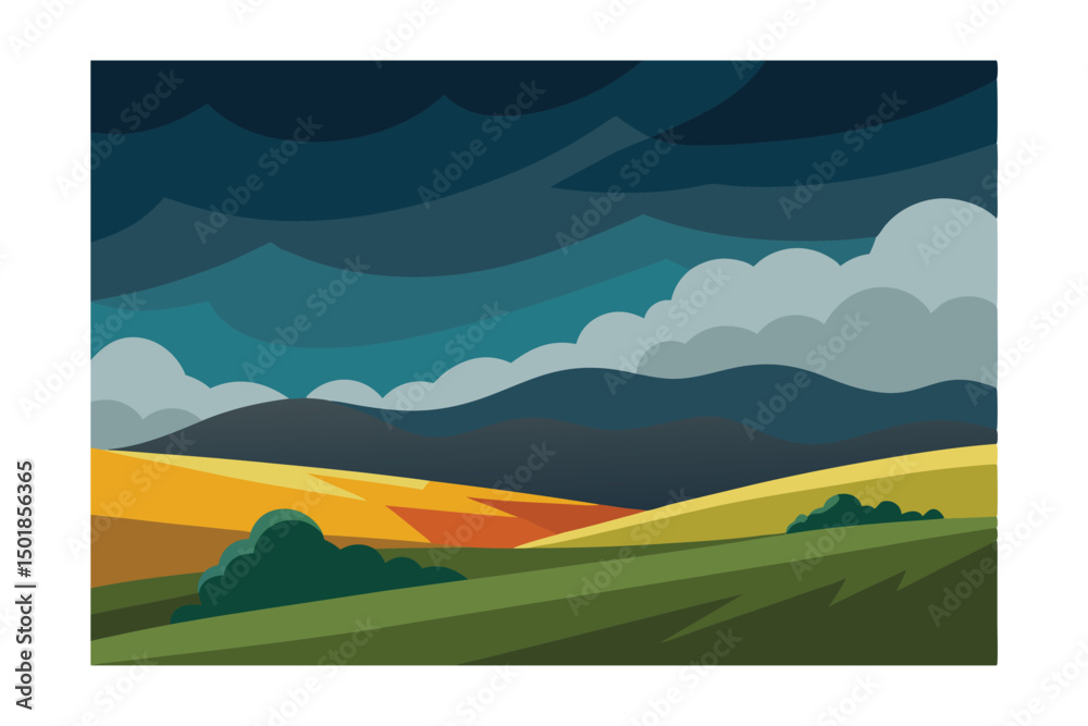 Obraz premium landscape with mountains