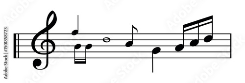 Set Vector music notes