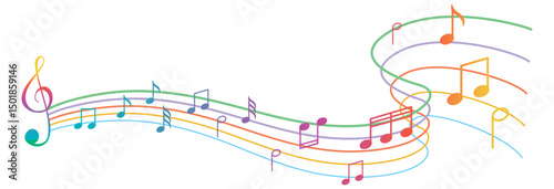 Set Vector music notes