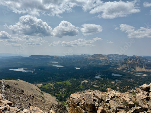 Photos Views from Bald Mountain in the Utah Uinta Mountain Range