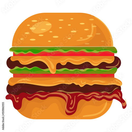 Double burger icon