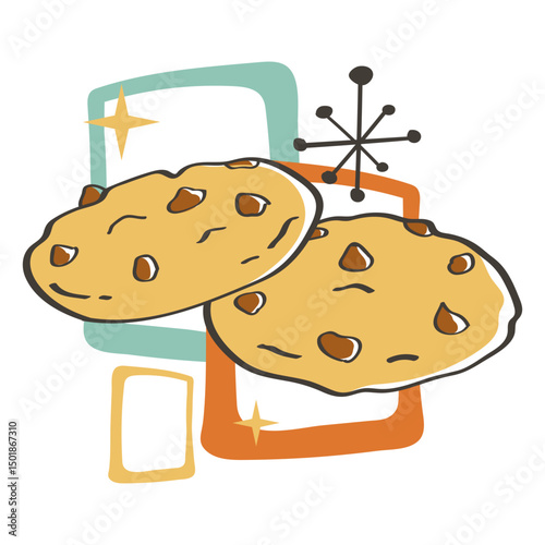 Cookies retro food treats