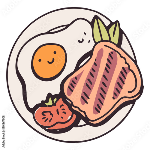 Self esteem breakfast icon