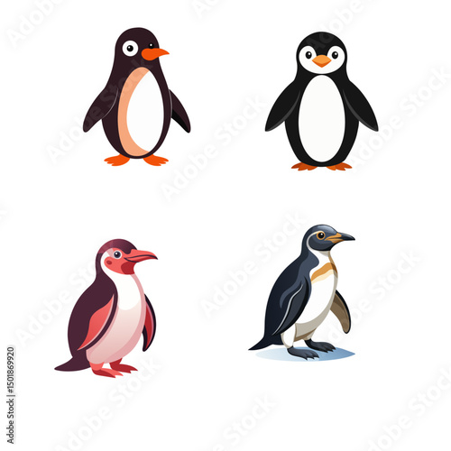 set of penguins