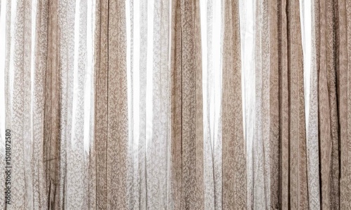 Minimalist full frame curtain specially designed for use by decorators and architects