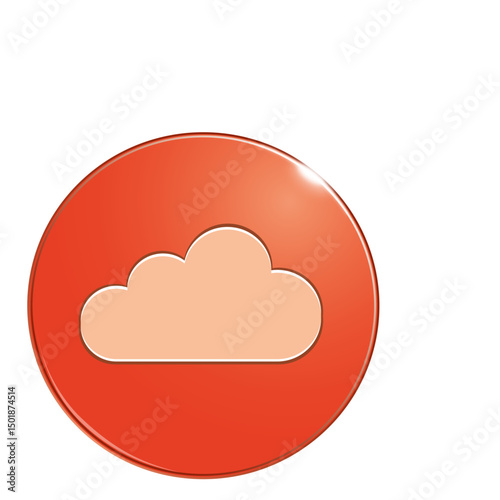 Cloud bubble icon
