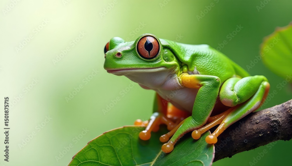 Green tree frog perched on white, vibrant skin detail, tree frog, texture, clipping path Green tree frog perched on white, vibrant skin detail, tree frog, texture, clipping path