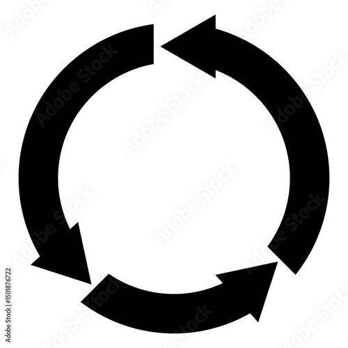 Round recycled arrow