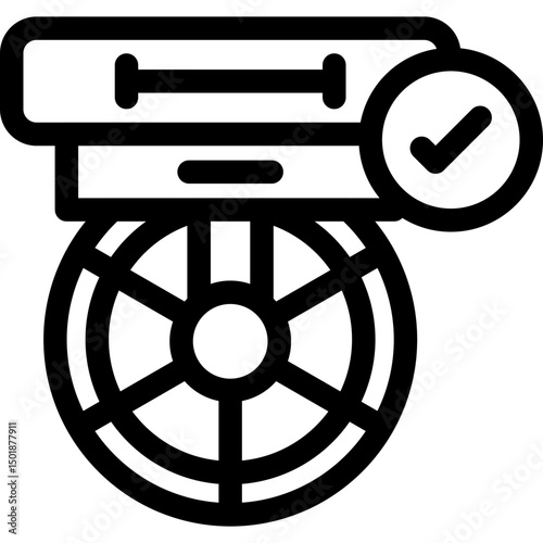 Caster Stock Icon