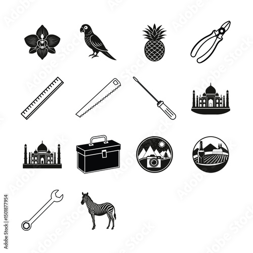 set of halloween icons