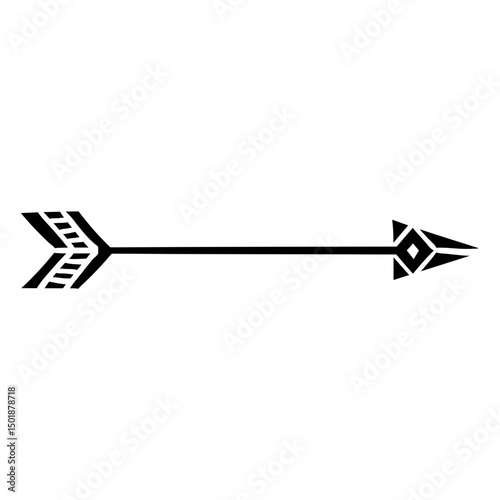 Boho arrow black