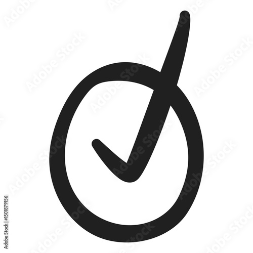 Tick mark doodle