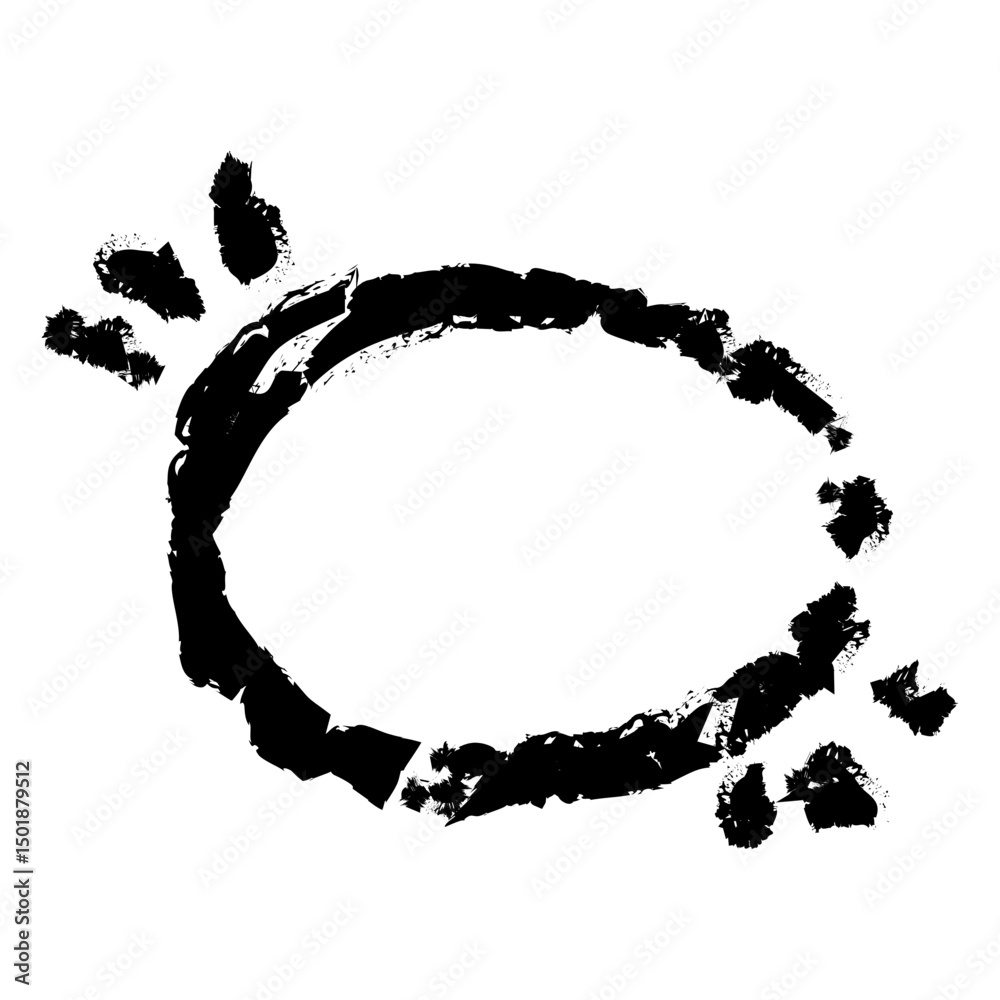 Obraz premium Circles icon doodle