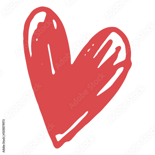 Valentine heart doodle