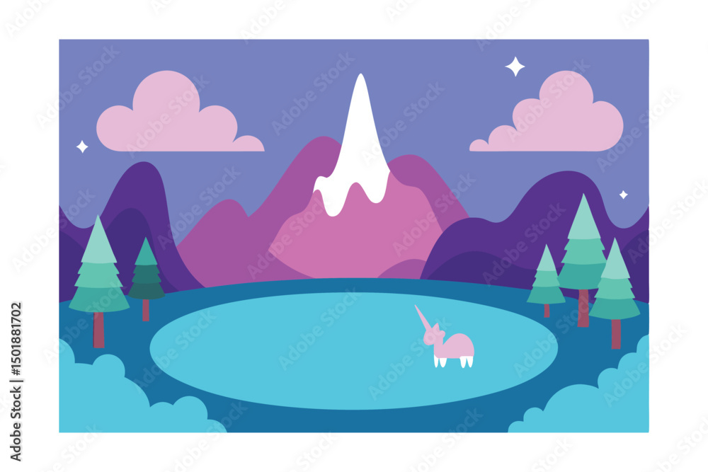 Naklejka premium illustration of a woman in a bathroom