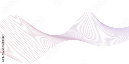 Abstract wave blend stripes lines white background. Vector curve line pattern mesh. Technology lines flow and motion energy blend.	