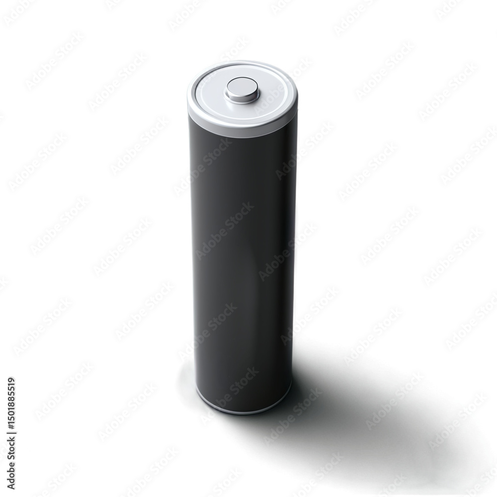 Battery isolated on transparent background