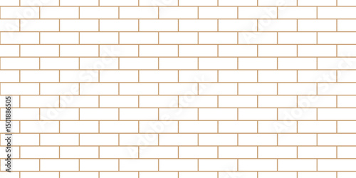 white brick wall texture and solid bricks seamless pattern background.	
