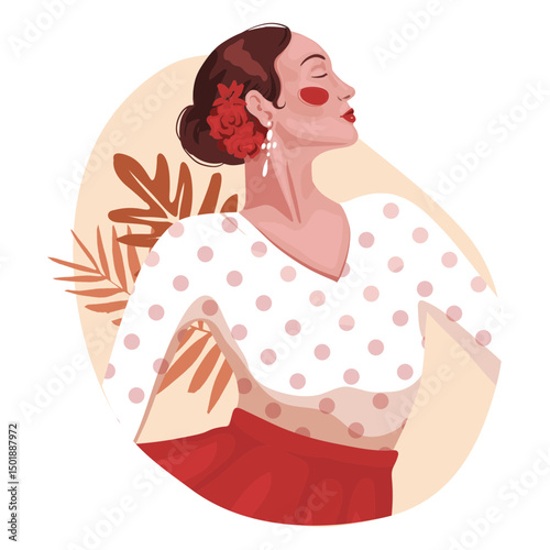 Spanish woman realistic character