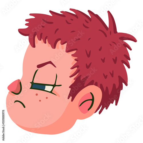Angry child profile