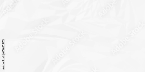 Crumpled paper Blank white crumpled and creased paper poster. wrinkle paper background Use for your any contents design.	

