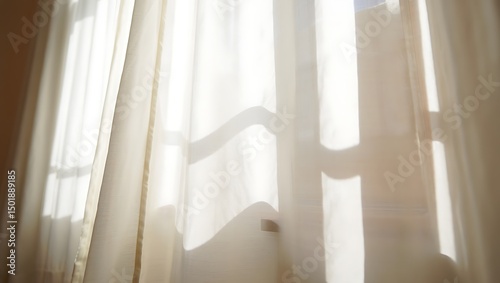 Sheer curtains sunlight window light home decor