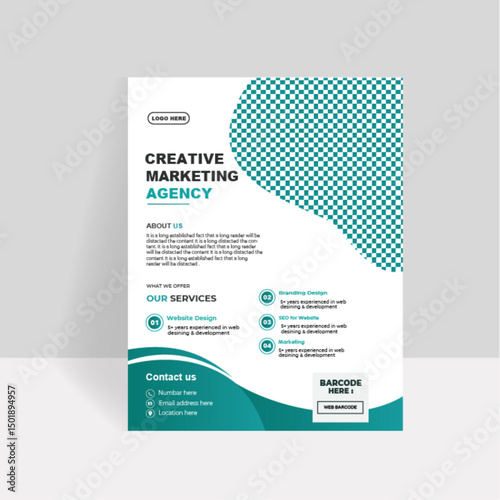 Creative Marketing Agency Flyer Template 