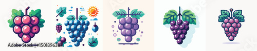 Vector of a grape
