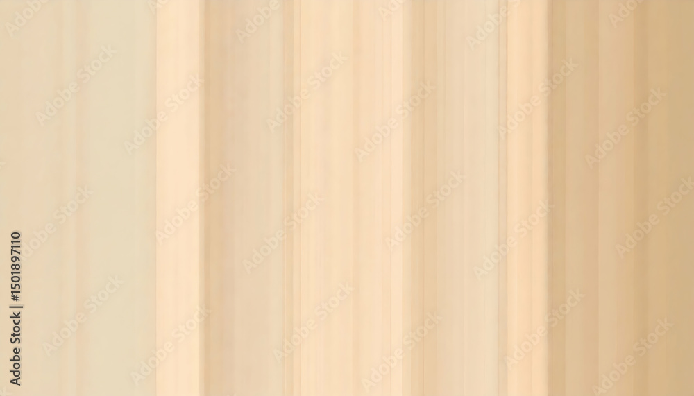 Fototapeta premium Light Beige Wooden Texture Background with Vertical Lines
