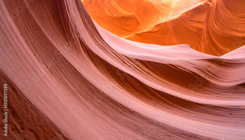Abstract Red Orange Pink Canyon Rock Formation Texture