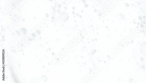 Abstract White Background with Grey Bubbles Texture