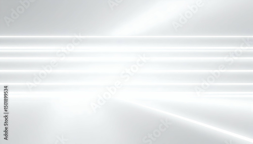 Abstract White Background with Subtle Grey Lines