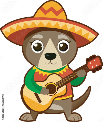 cartoon mexican sombrero