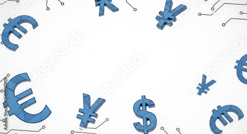 Euro Yen Dollar Currency Symbols