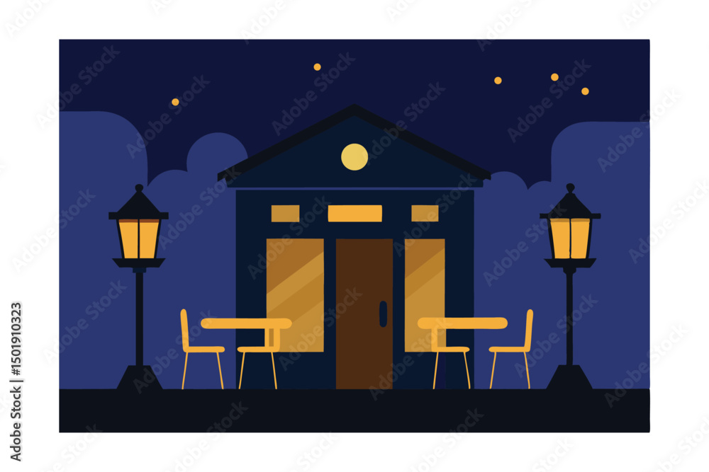 Obraz premium vector illustration of a house