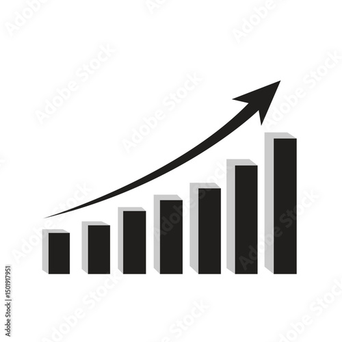 growth Icon Stock Illustration, Growth Icon vector