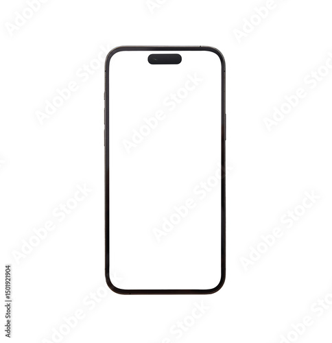 Smartphone Isolated on Transparent Background – PNG